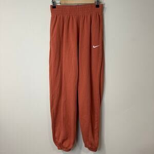 Nike Sportswear Women's Sweat Pants Essential Collection Piped Orange XS